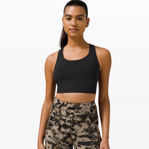 NWT Lululemon Stash It Bra- black size 4 - Picture 2 of 6